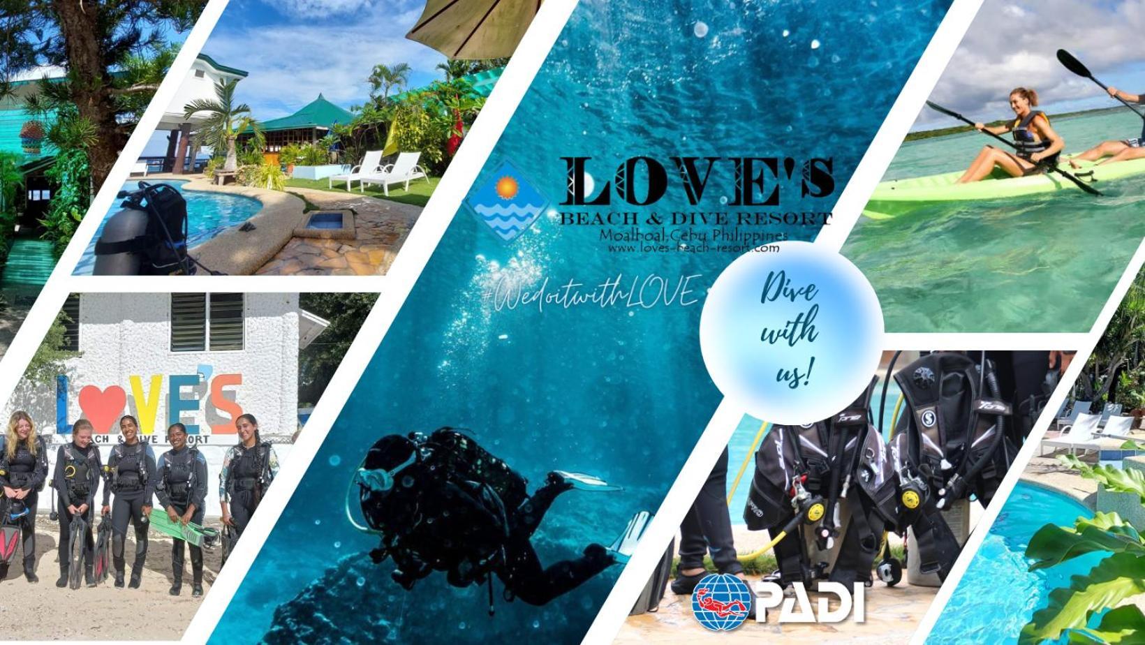 Love'S Beach & Dive Resort Moalboal Exterior foto